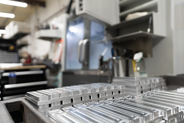 Machined aluminum parts